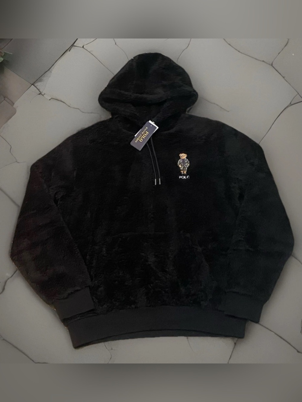 Polo Ralph Lauren Bear Pile Fleece Hoodie